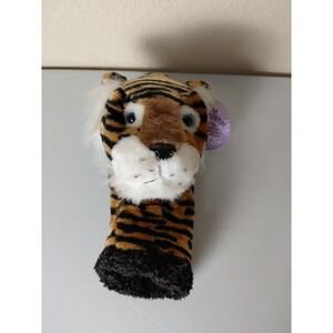 Sugar Loaf Tiger Plush Golf Club Wood Head Cover Orange Black White New With Tag